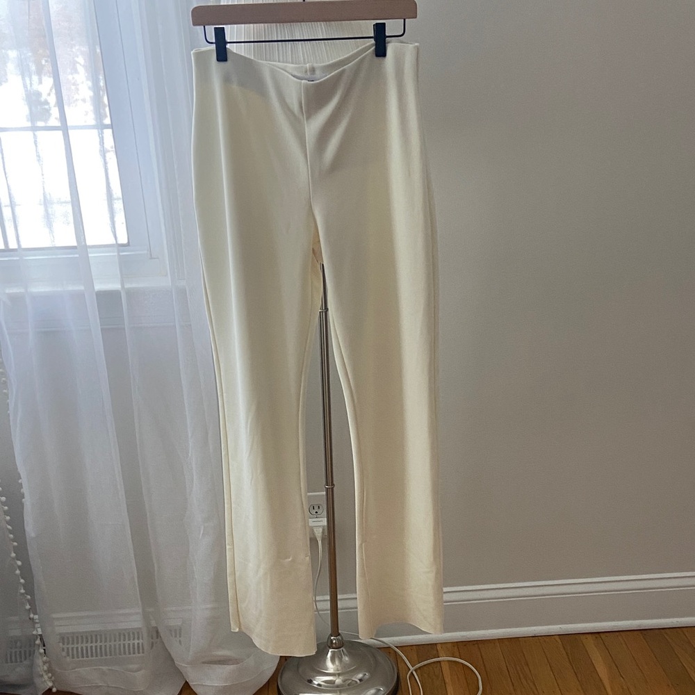 Mango Soft Cream Trousers